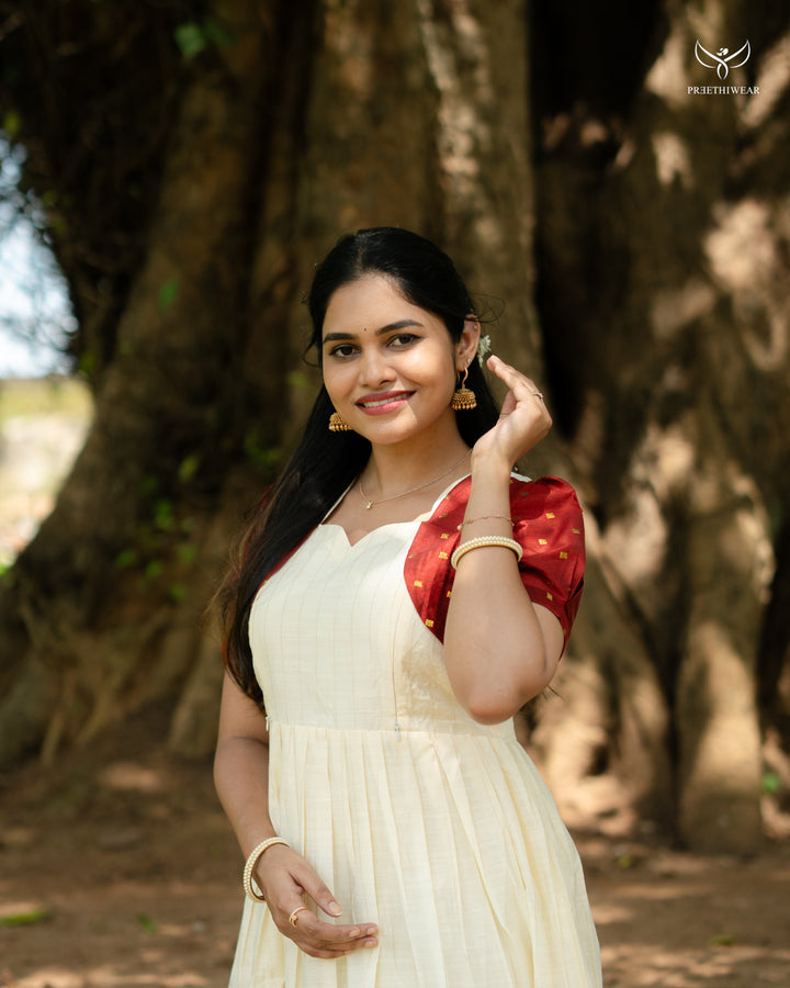 Lekha2  Maternity Dress - Onam special