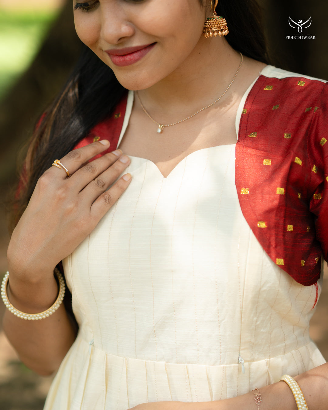 Lekha2  Maternity Dress - Onam special