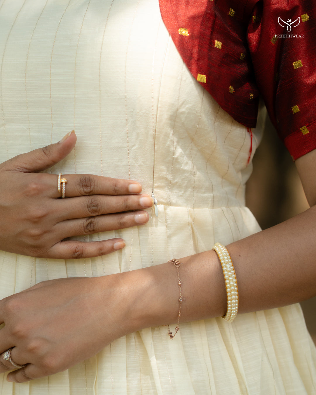 Lekha2  Maternity Dress - Onam special