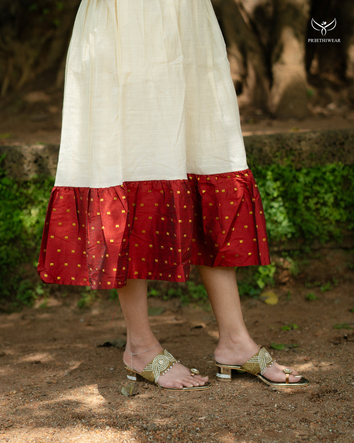 Lekha2  Maternity Dress - Onam special