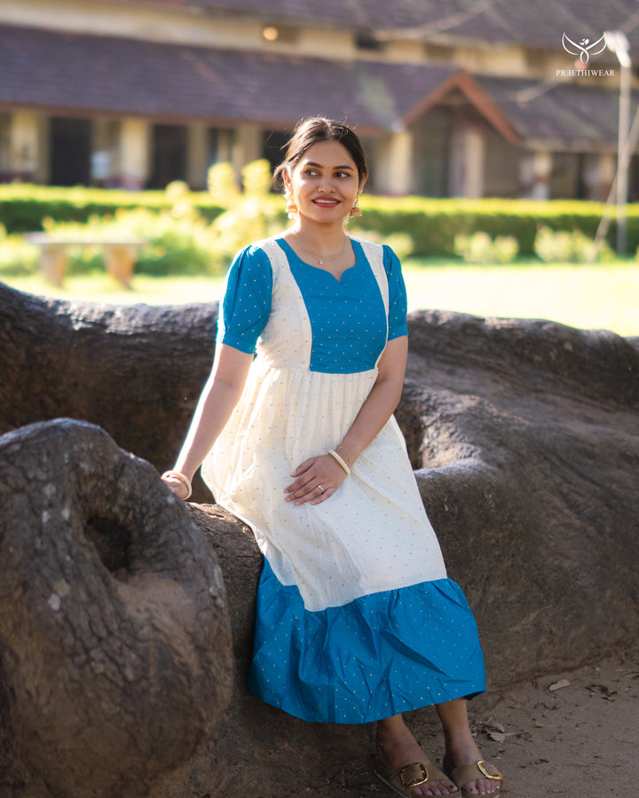 Kowsalya Maternity Dress - Onam special