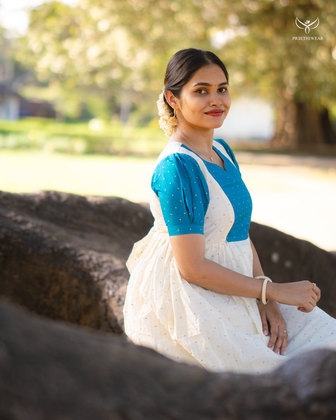 Kowsalya Maternity Dress - Onam special