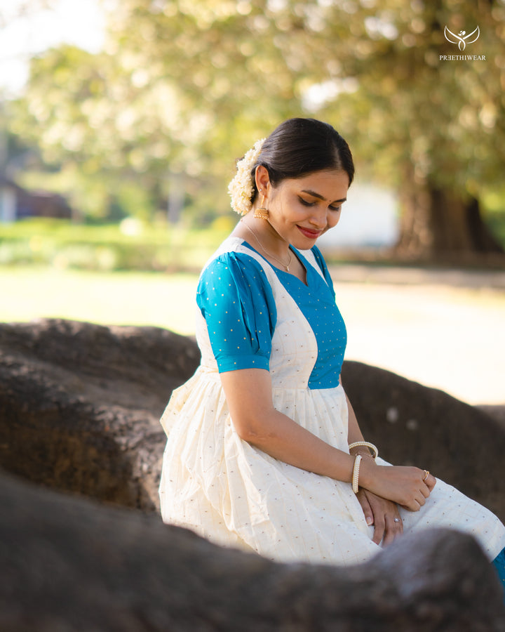 Kowsalya Maternity Dress - Onam special