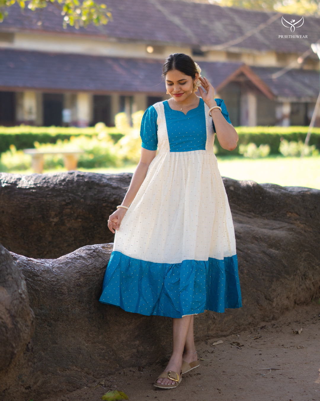 Kowsalya Maternity Dress - Onam special