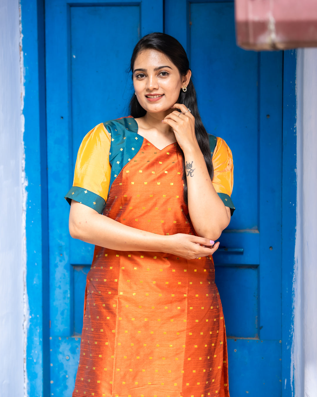 Nathiya Straight kurthi  (Non-maternity)