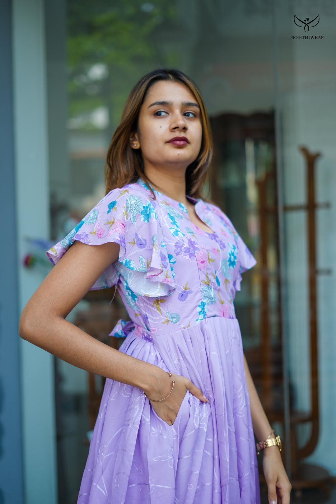 Aadhirai Maternity Dress  (PREORDER-APR13)