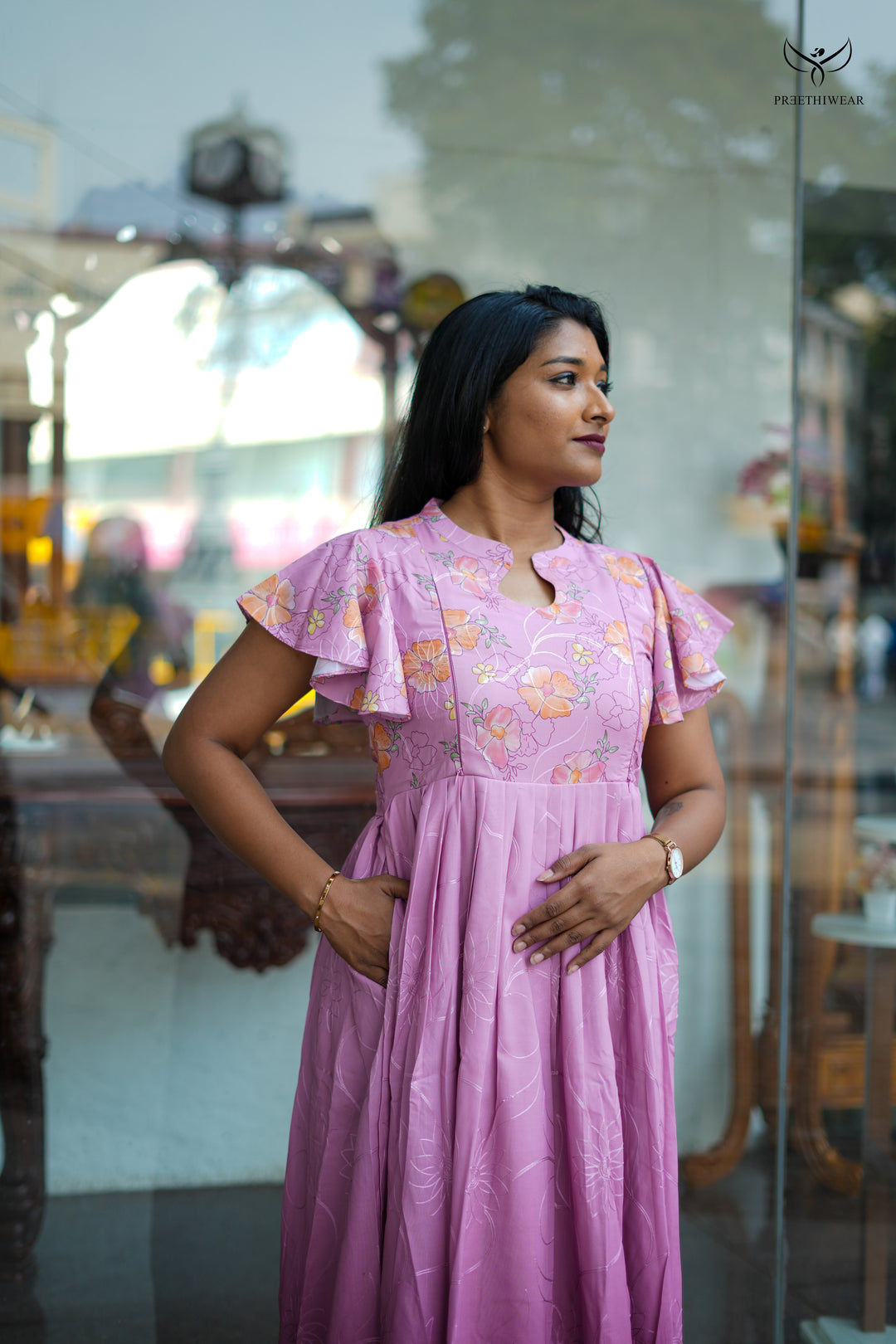 Asthika Maternity Dress