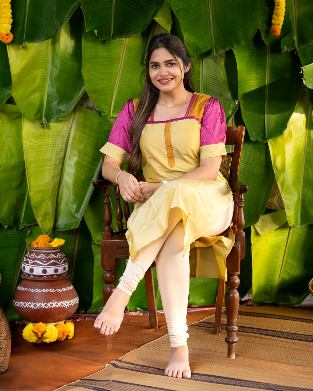 Jerina Straight kurthi  (Non-maternity)