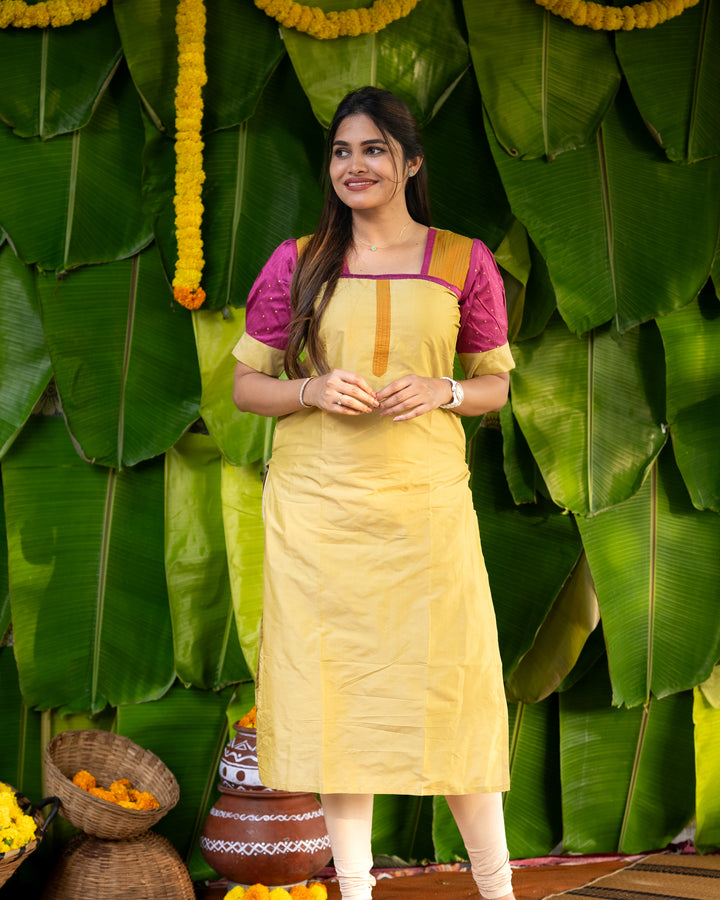 Jerina Straight kurthi  (Non-maternity)