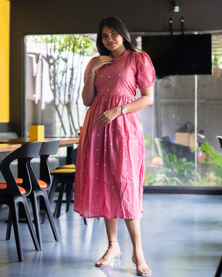 Bindu Maternity Handloom  Dress