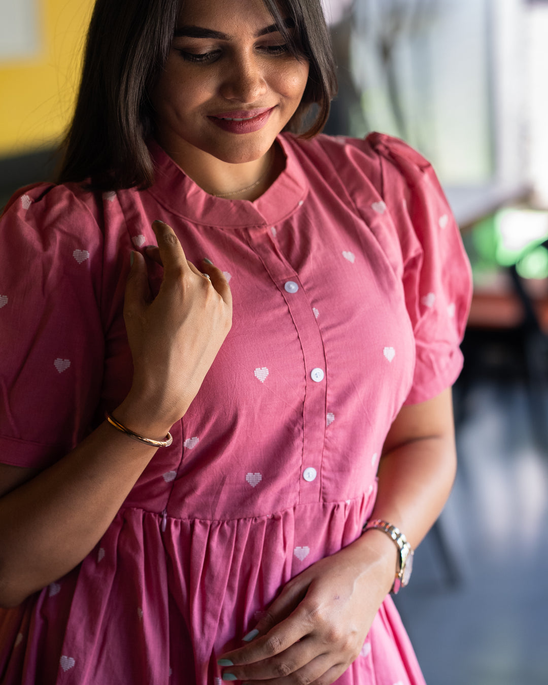 Bindu Maternity Handloom  Dress