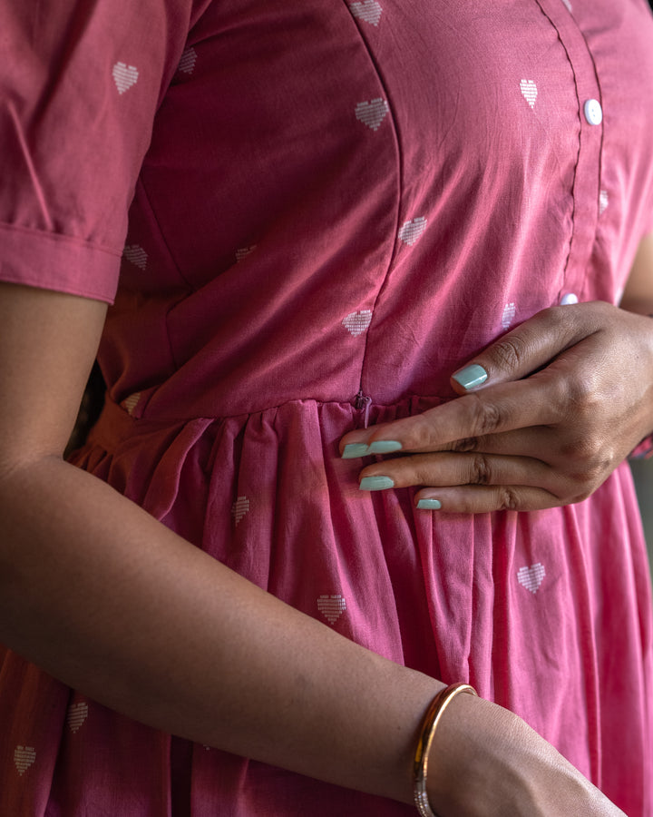 Bindu Maternity Handloom  Dress
