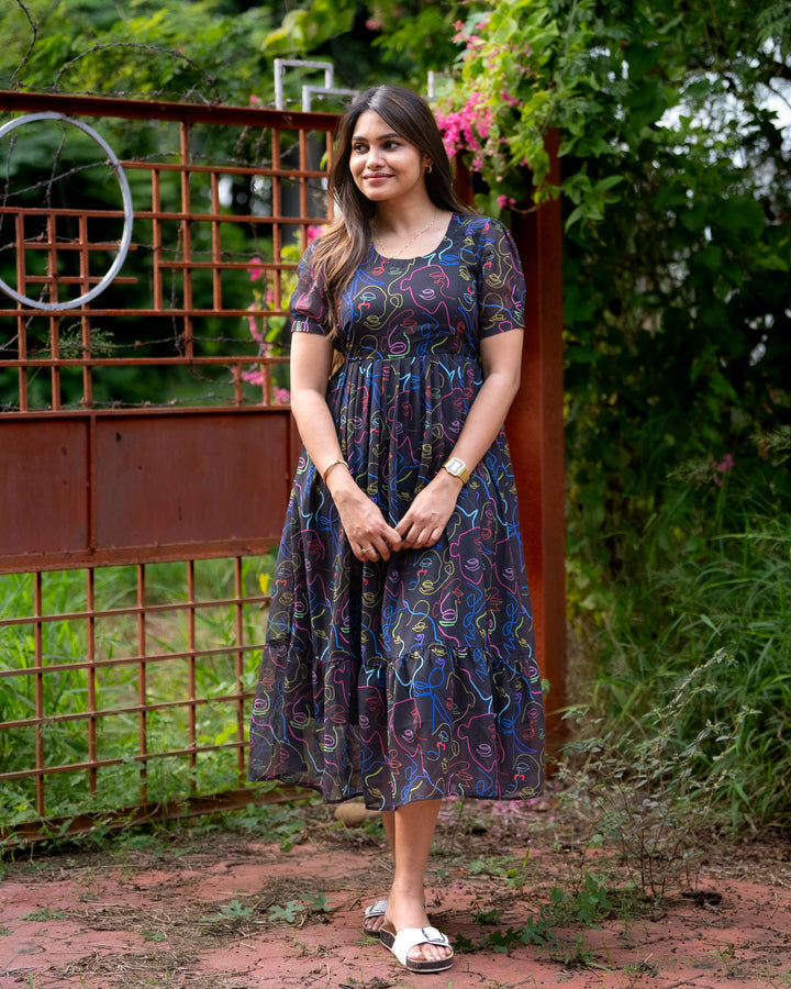 Ani Maternity Kurthi    (PREORDER-FEB25)