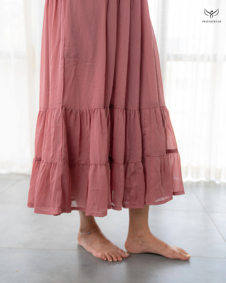 Suha3  Maternity Dress  with center Zip(PREORDER-SEP24)