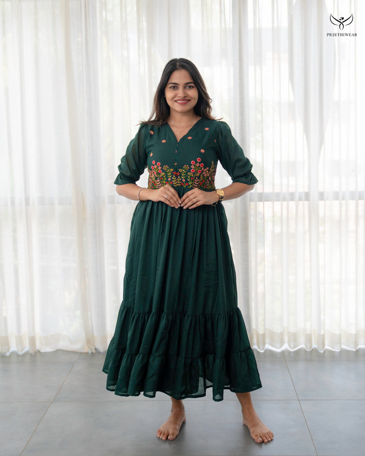 Dhvani  Maternity Dress with center Zip