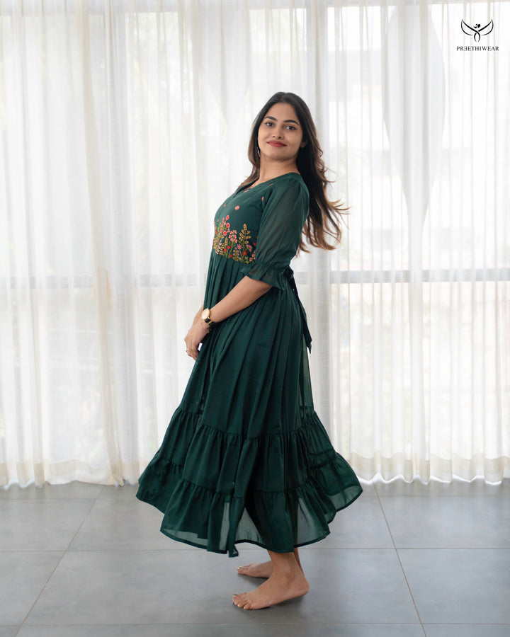 Dhvani  Maternity Dress with center Zip