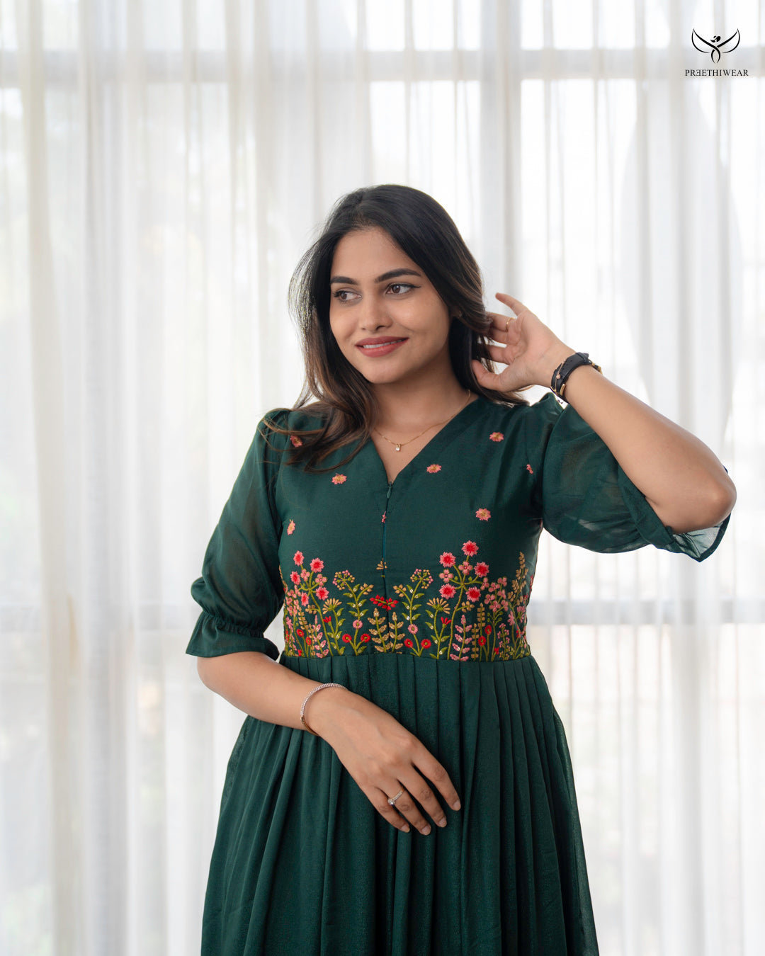 Dhvani  Maternity Dress with center Zip
