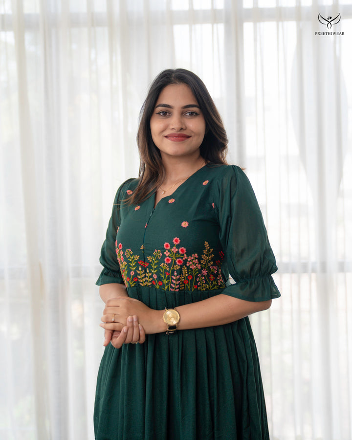 Dhvani  Maternity Dress with center Zip