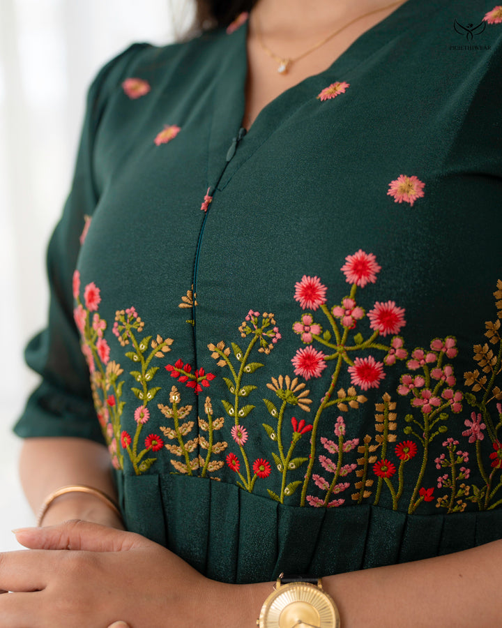 Dhvani  Maternity Dress with center Zip