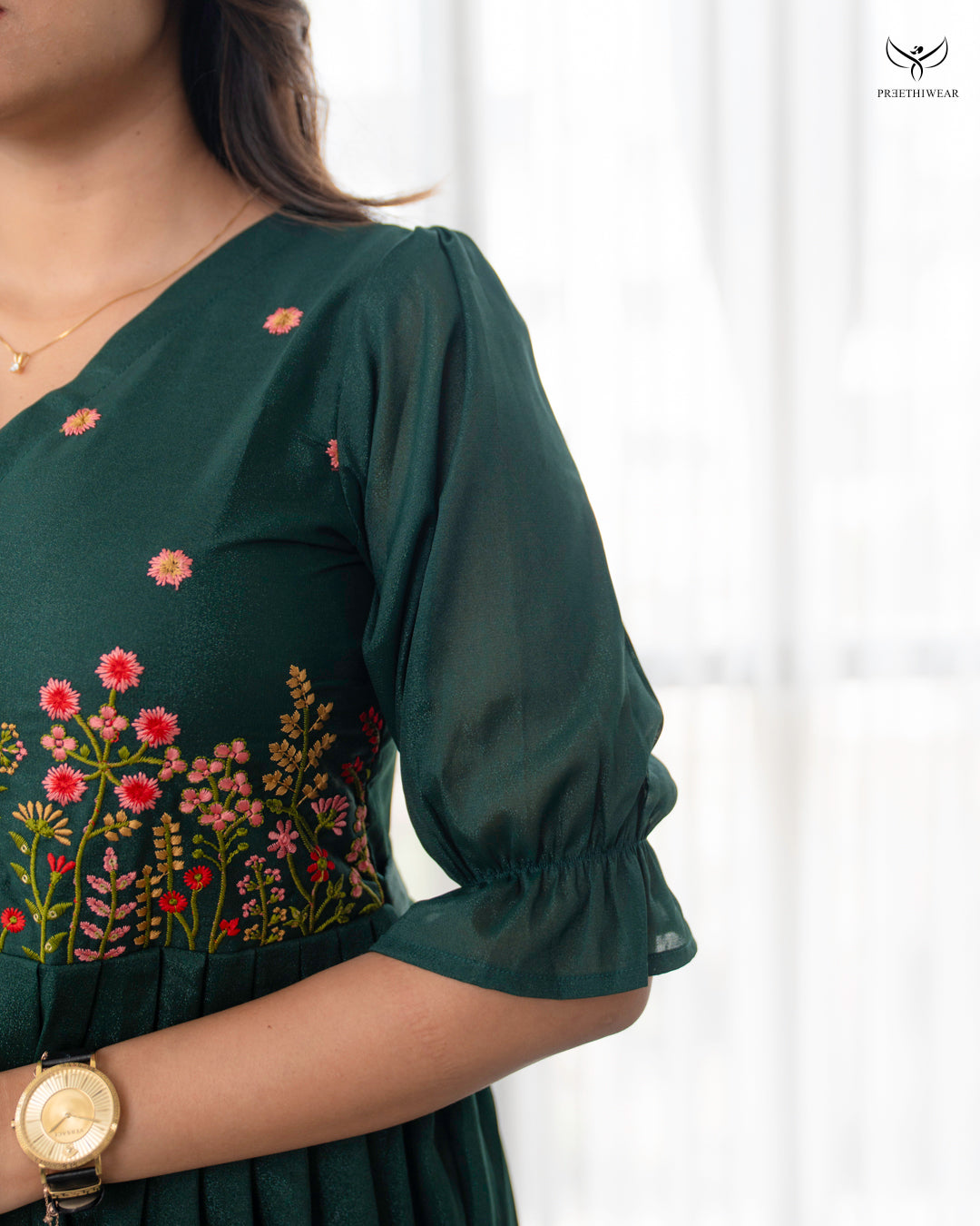 Dhvani  Maternity Dress with center Zip