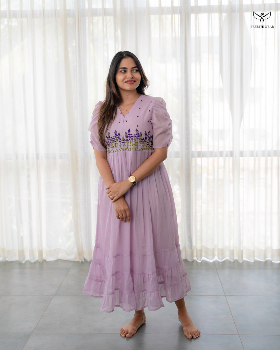Gayana1  Maternity Dress with center Zip(PREORDER-SEP23)