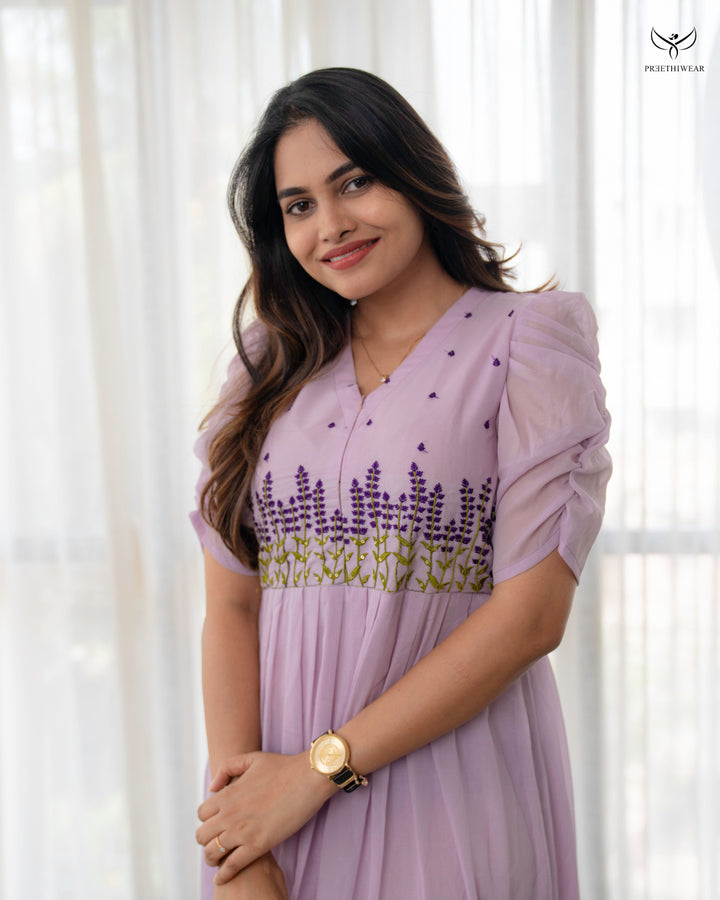 Gayana1  Maternity Dress with center Zip(PREORDER-SEP23)