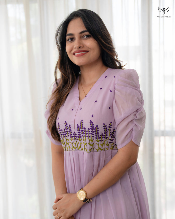 Gayana1  Maternity Dress with center Zip(PREORDER-SEP23)