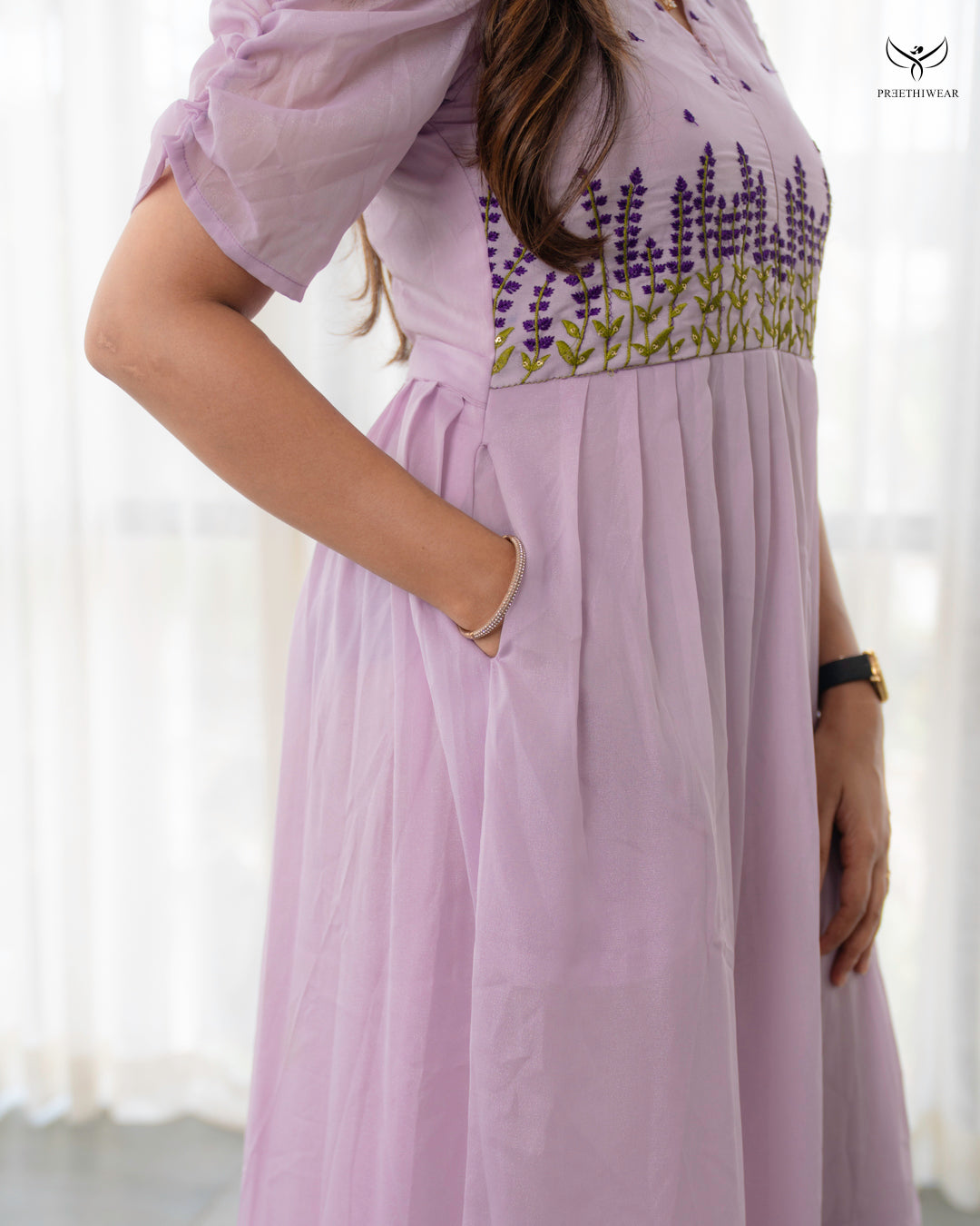 Gayana1  Maternity Dress with center Zip(PREORDER-SEP23)