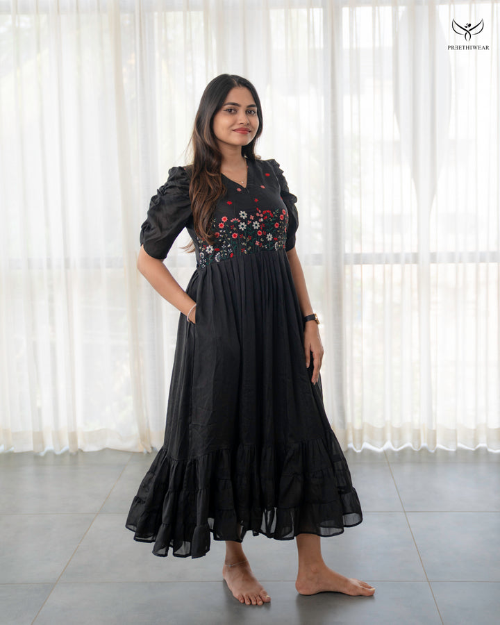 Afrin Maternity Dress with center Zip