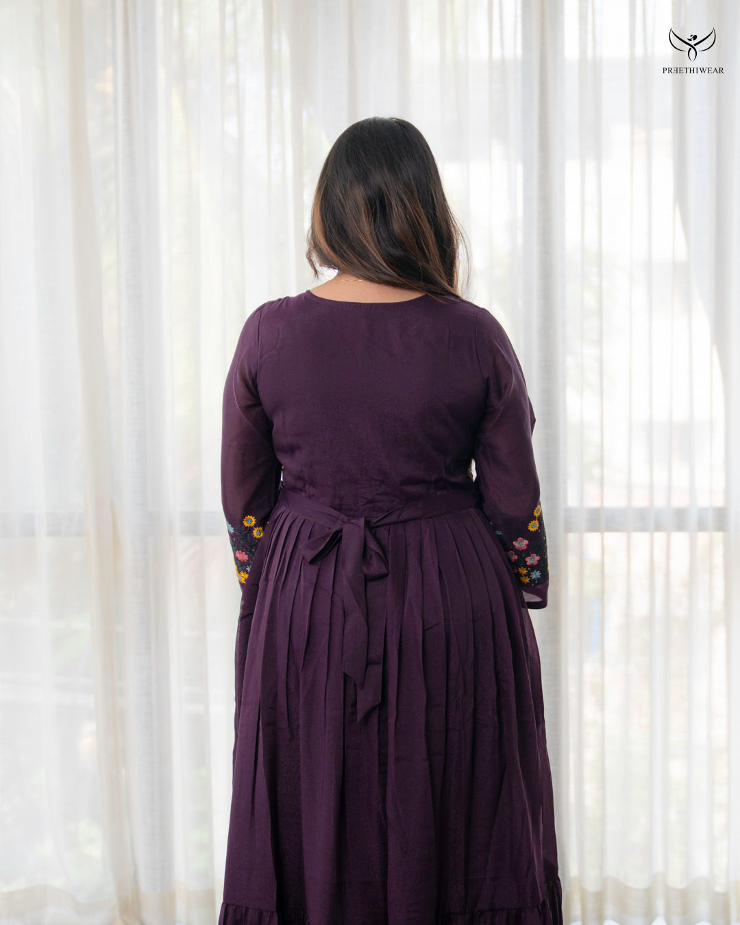 Kiran1   Maternity Dress with center Zip (PREORDER-SEP23)