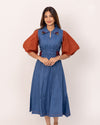 Nikhila2 Maternity Dress with center Zip
