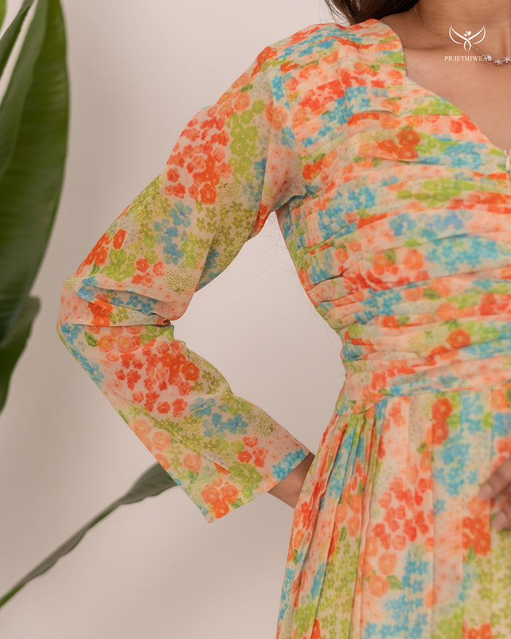 Rutuja4 Maternity Dress with center Zip