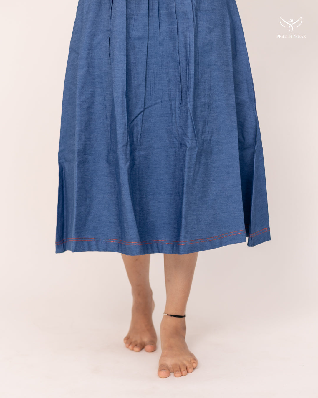 Nikhila2 Maternity Dress with center Zip
