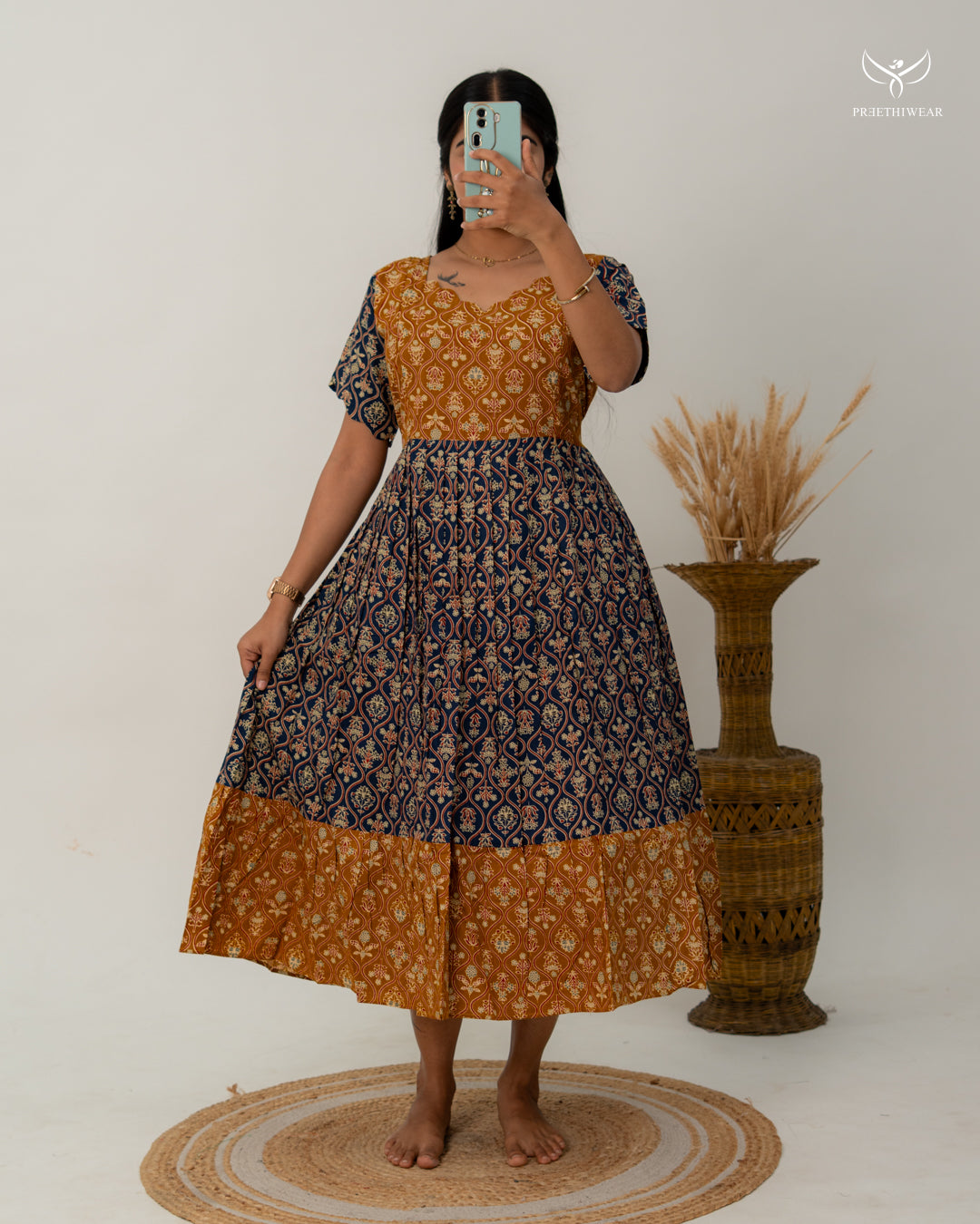 Keerthi4 Maternity Dress
