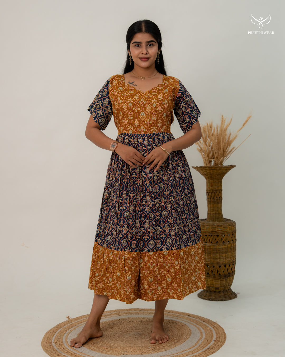 Keerthi4 Maternity Dress