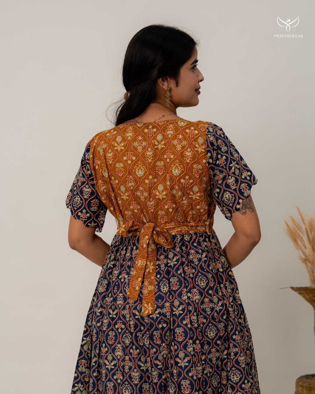 Keerthi4 Maternity Dress