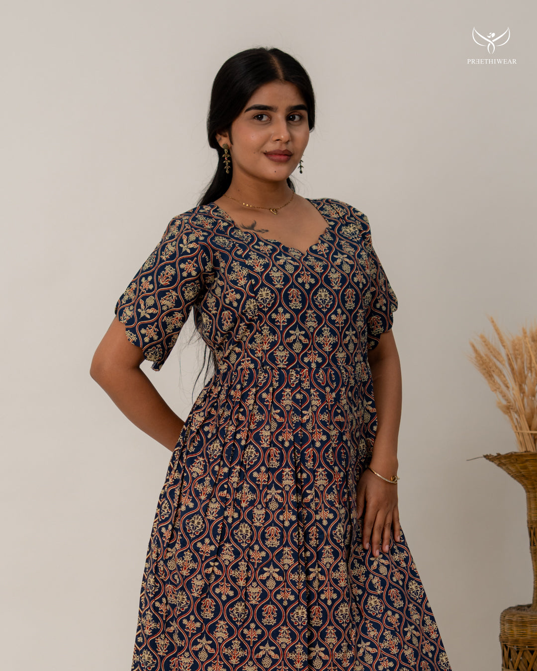 Mythili2 Maternity Dress