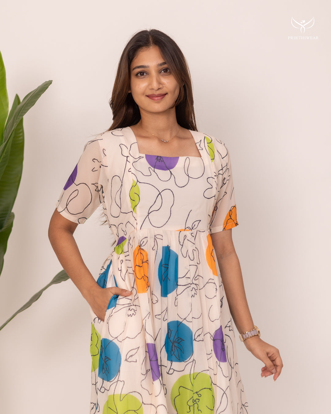 Febi1 Maternity Dress