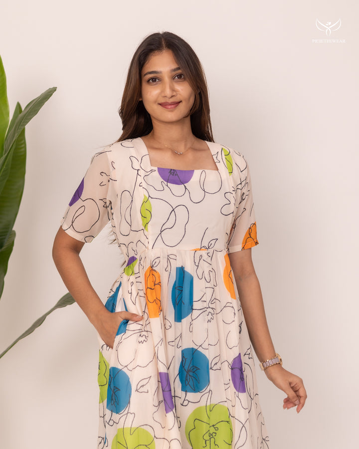 Febi1 Maternity Dress