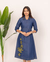 Ekta1 Maternity Dress with center Zip(PREORDER-SEP17)