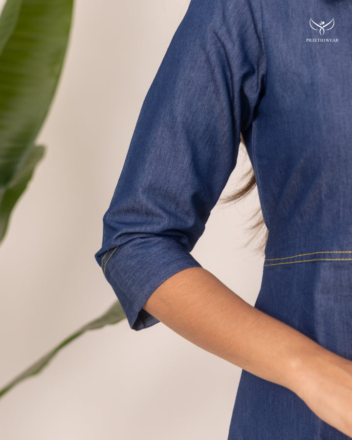 Ekta1 Maternity Dress with center Zip(PREORDER-SEP17)