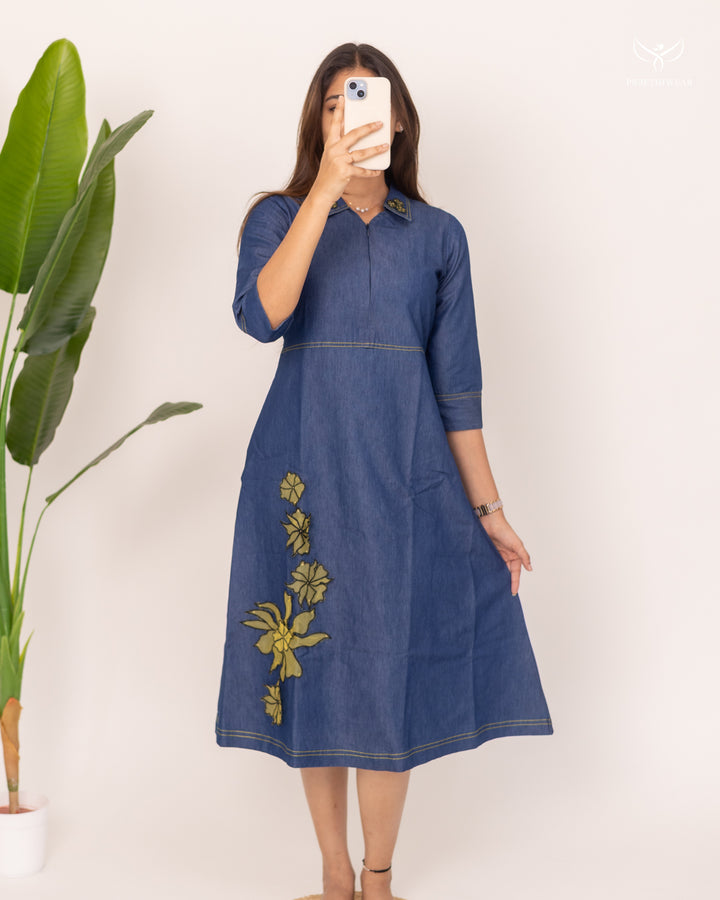 Ekta1 Maternity Dress with center Zip(PREORDER-SEP17)