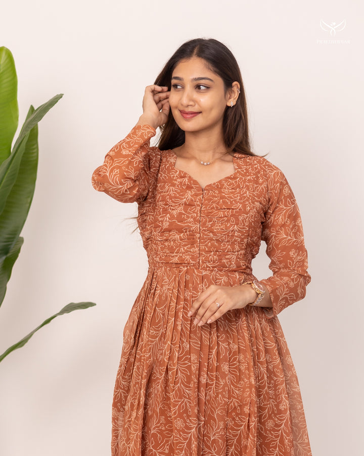 Akshaya3 Maternity Dress with center Zip