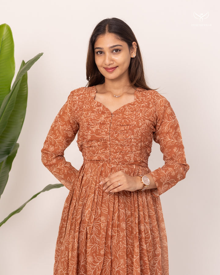 Akshaya3 Maternity Dress with center Zip