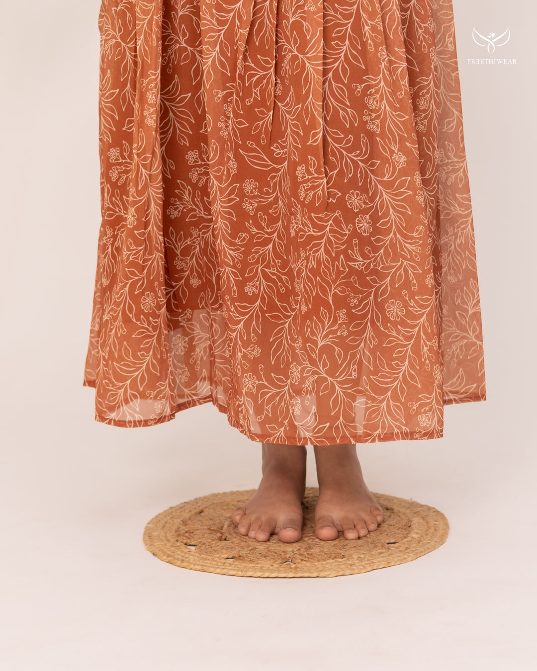 Akshaya3 Maternity Dress with center Zip