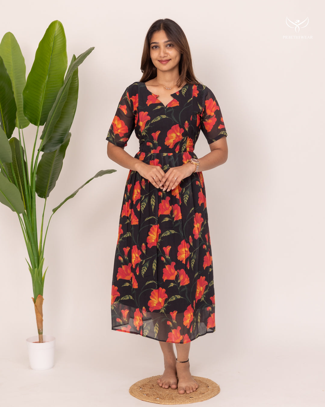 Vinitha1 Maternity Dress