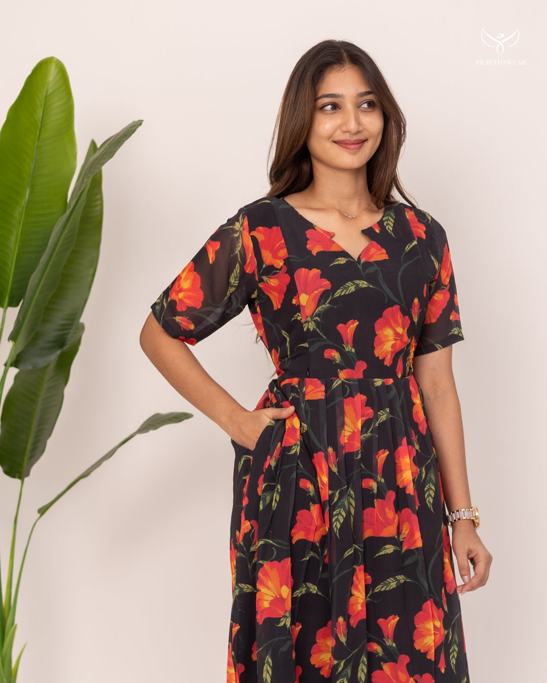 Vinitha1 Maternity Dress