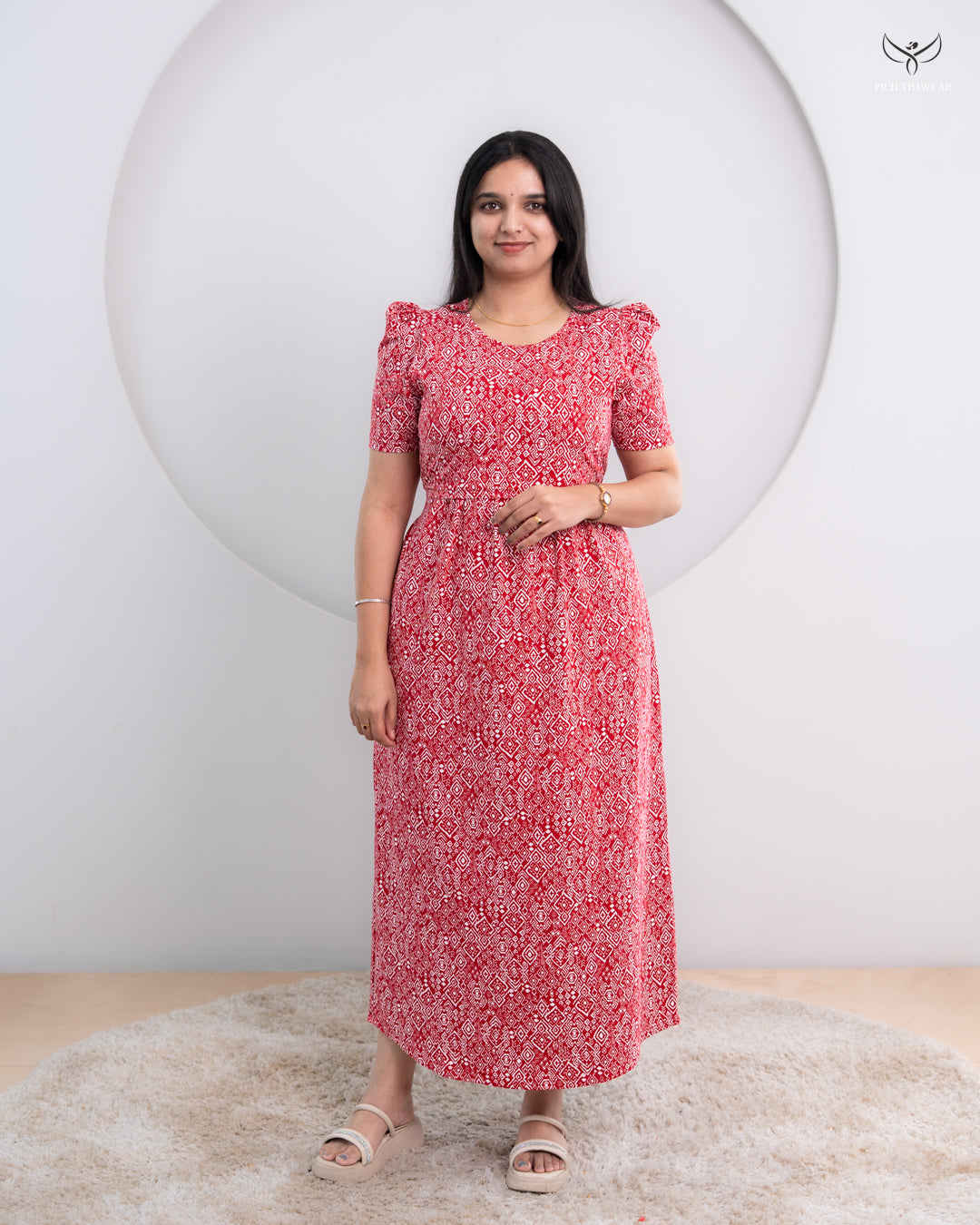 Sanija1 SoftCotton Full Length Maternity Loungewear