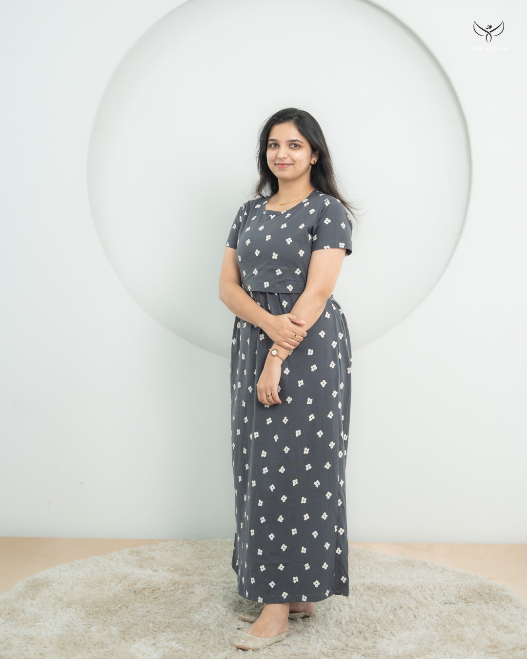 Hemna  SoftCotton Full Length Maternity Loungewear