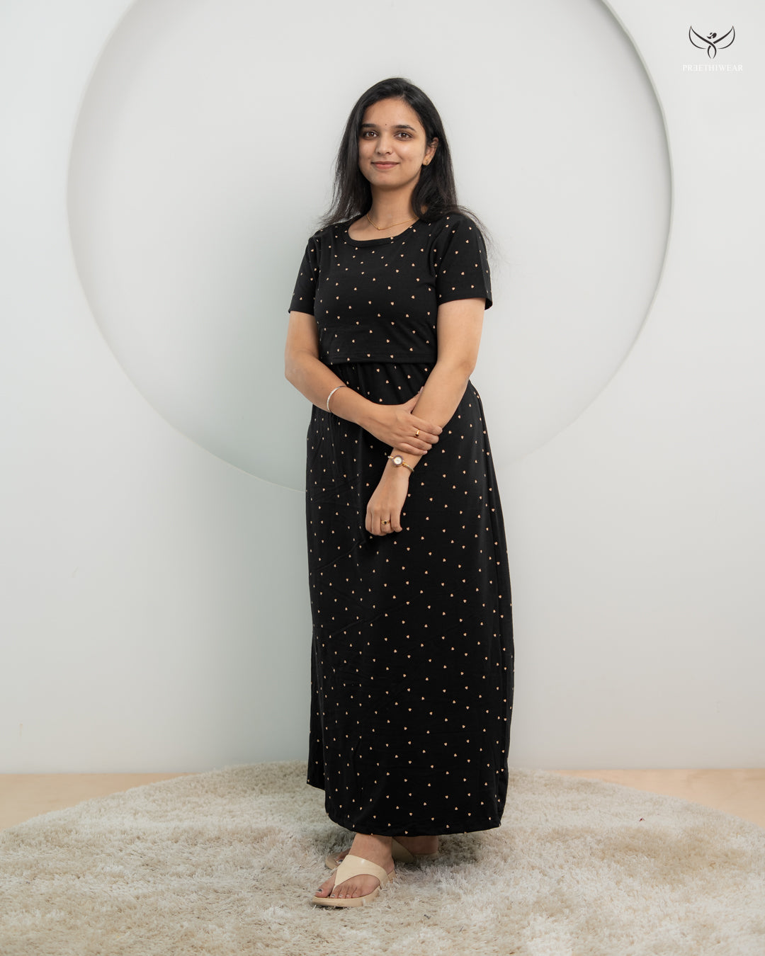 Bavani  SoftCotton Full Length Maternity Loungewear